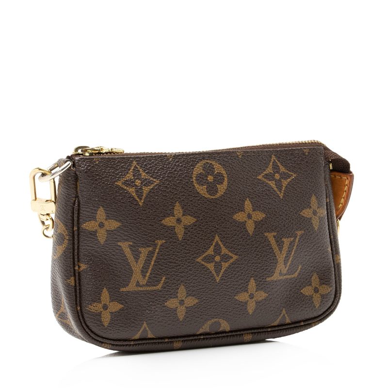 Louis Vuitton Monogram Canvas Mini Pochette Accessoires (SHF-23863)