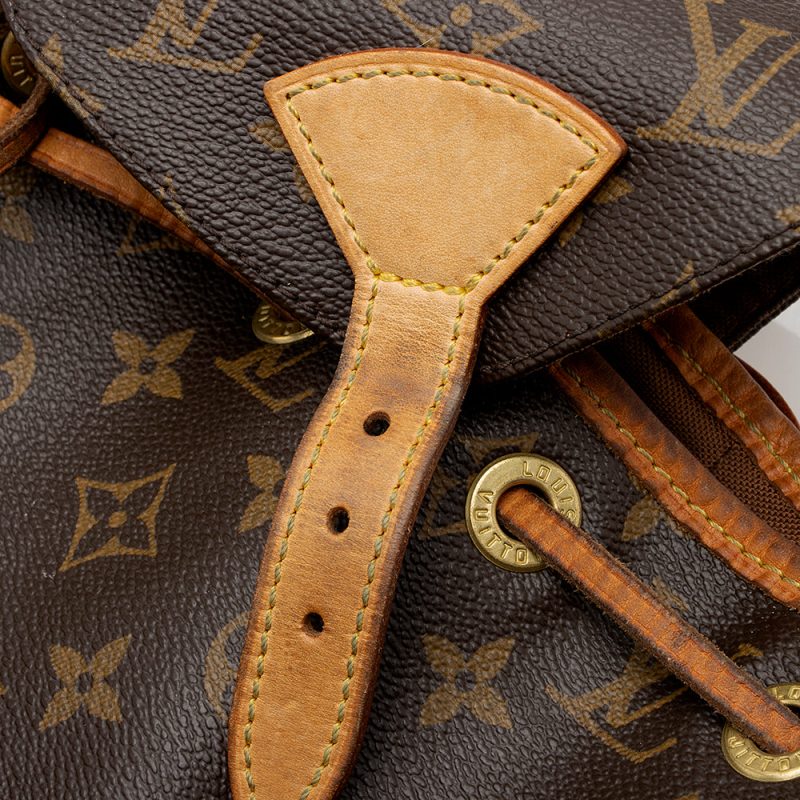 Louis Vuitton Monogram Canvas Montsouris MM Backpack (SHF-21416) - Image 9