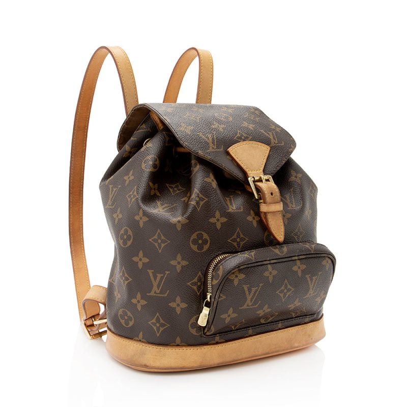 Louis Vuitton Monogram Canvas Montsouris MM Backpack (SHF-21416)