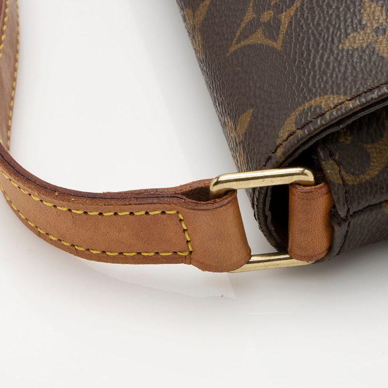Louis Vuitton Vintage Monogram Canvas Musette Tango Shoulder Bag (SHF-21114) - Image 14