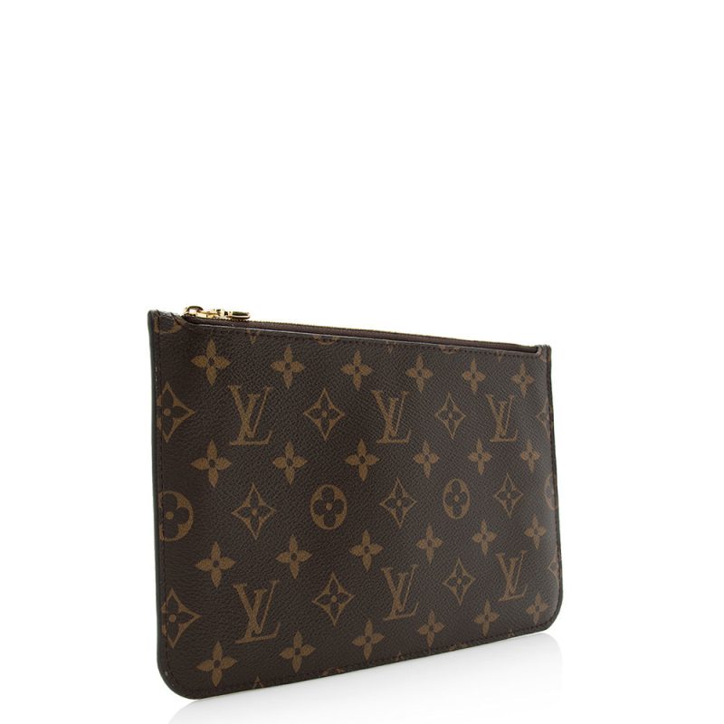 Louis Vuitton Monogram Canvas Neverfull MM Pochette (SHF-21713)