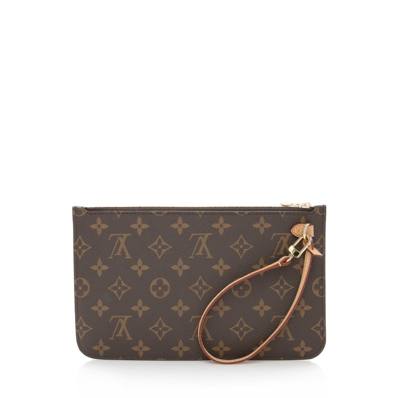 Louis Vuitton Monogram Canvas Neverfull MM Pochette (SHF-22196) - Image 2