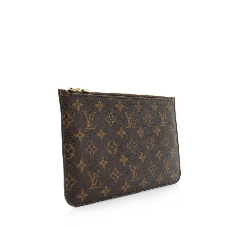 Louis Vuitton Monogram Canvas Neverfull MM Pochette (SHF-23815)