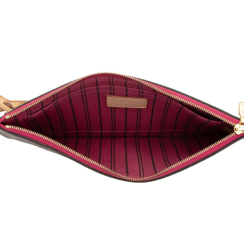 Louis Vuitton Monogram Canvas Neverfull MM Pochette (SHF-QUBONp) - Image 4