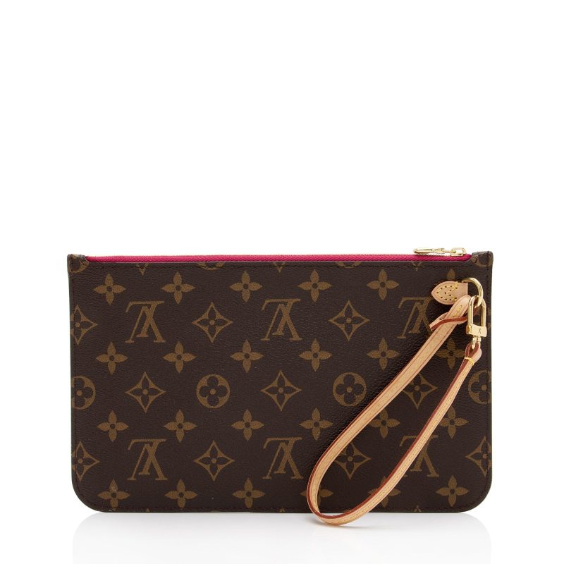 Louis Vuitton Monogram Canvas Neverfull MM Pochette (SHF-RrBOde) - Image 2