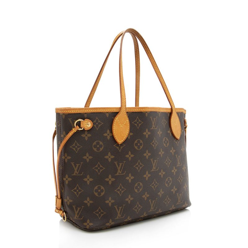 Louis Vuitton Monogram Canvas Neverfull PM Tote (SHF-17775)