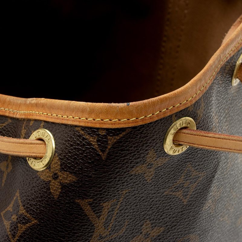 Louis Vuitton Monogram Canvas Noe Shoulder Bag (SHF-SX3Geq) - Image 11