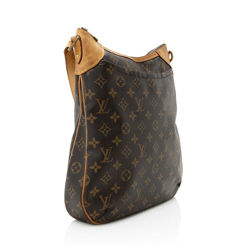 Louis Vuitton Monogram Canvas Odeon MM Shoulder Bag (SHF-18774)