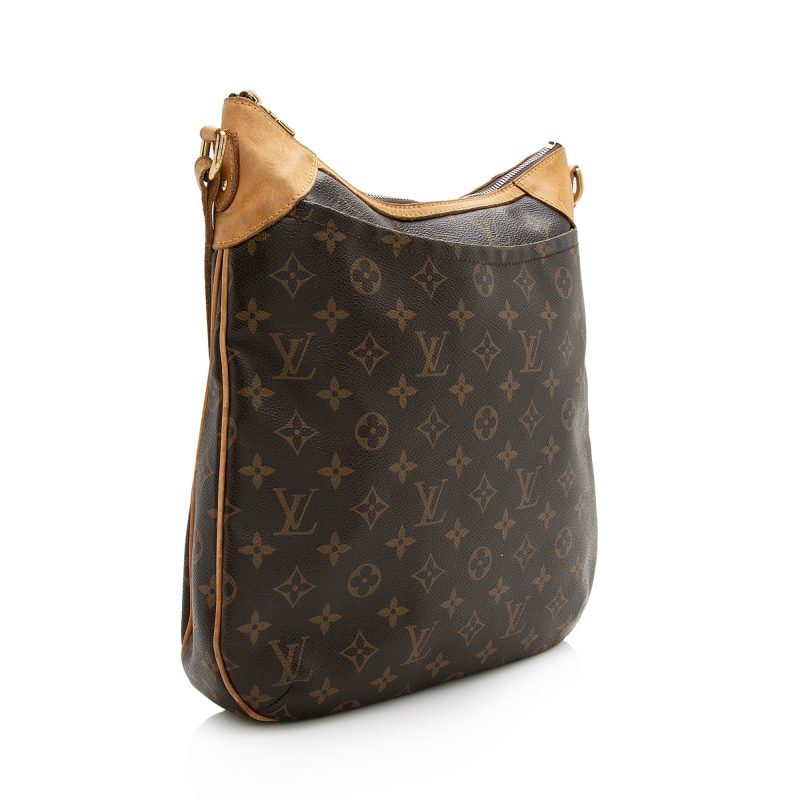 Louis Vuitton Monogram Canvas Odeon MM Shoulder Bag (SHF-22493)