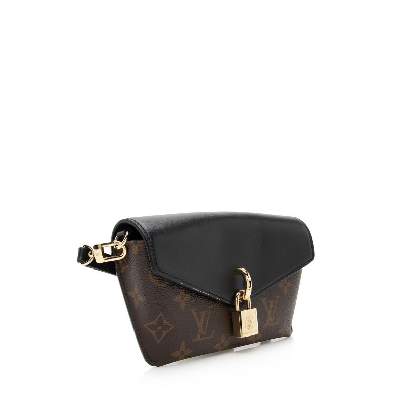 Louis Vuitton Monogram Canvas Padlock on Strap (SHF-22456)