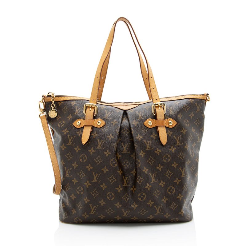 Louis Vuitton Monogram Canvas Palermo GM Tote (SHF-18886) - Image 16