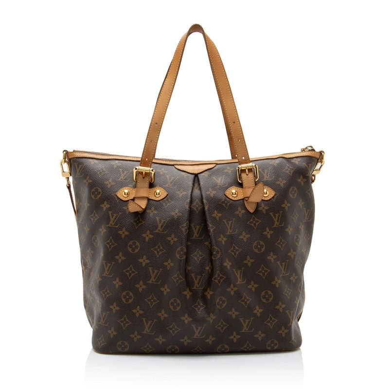Louis Vuitton Monogram Canvas Palermo GM Tote (SHF-XD5C48) - Image 2