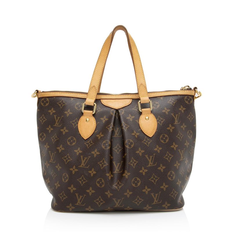 Louis Vuitton Monogram Canvas Palermo PM Tote (SHF-7STe5d) - Image 2