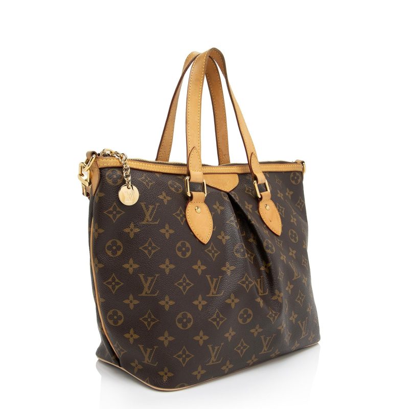 Louis Vuitton Monogram Canvas Palermo PM Tote (SHF-7STe5d)