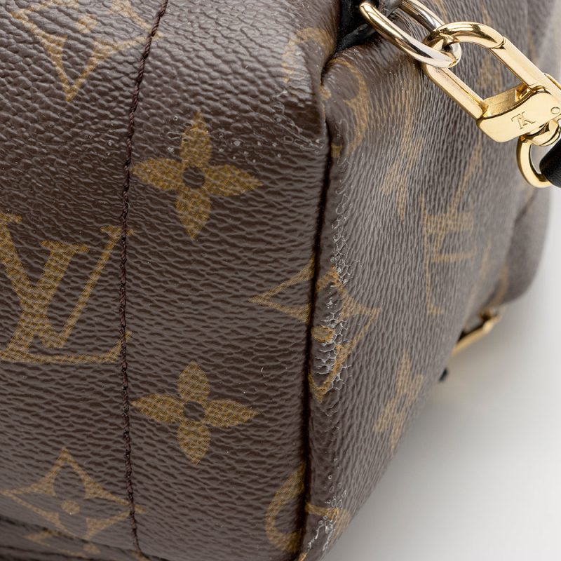 Louis Vuitton Monogram Canvas Palm Springs Mini Backpack - FINAL SALE (SHF-19831) - Image 11