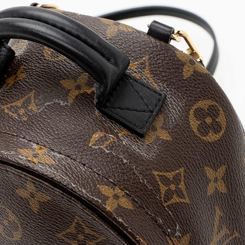 Louis Vuitton Monogram Canvas Palm Springs Mini Backpack - FINAL SALE (SHF-19831) - Image 13