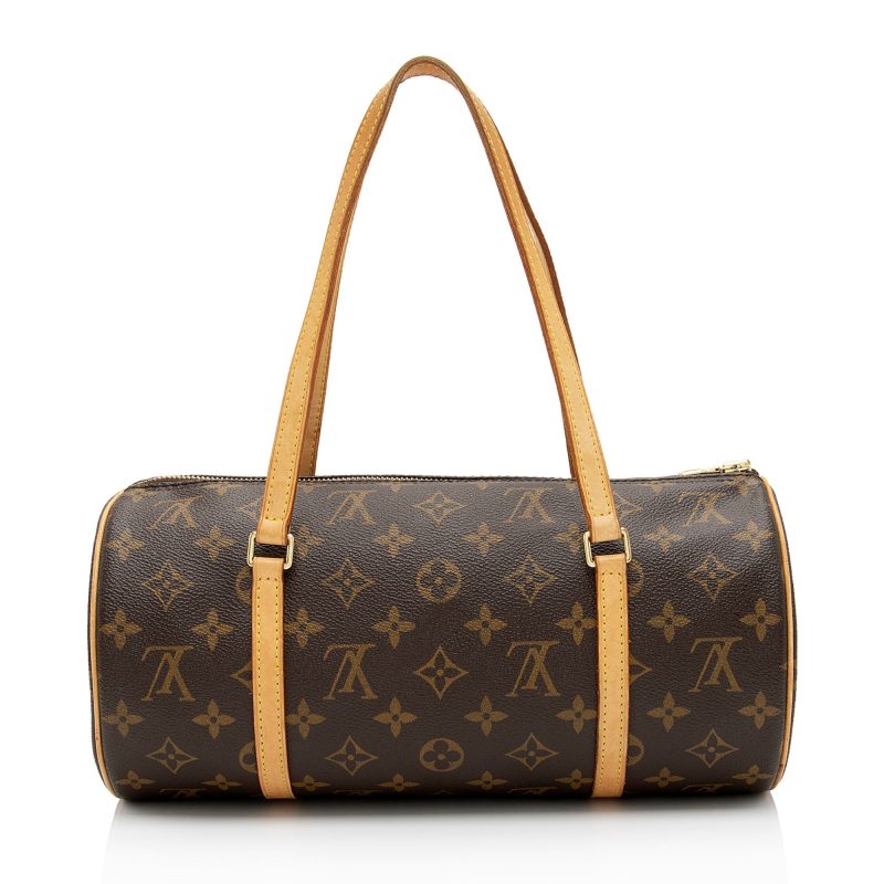 Louis Vuitton Monogram Canvas Papillon 30 Satchel (SHF-GGz7At) - Image 2