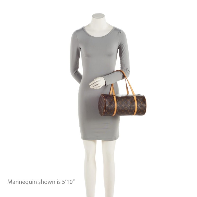 Louis Vuitton Monogram Canvas Papillon 30 Satchel (SHF-GGz7At) - Image 4