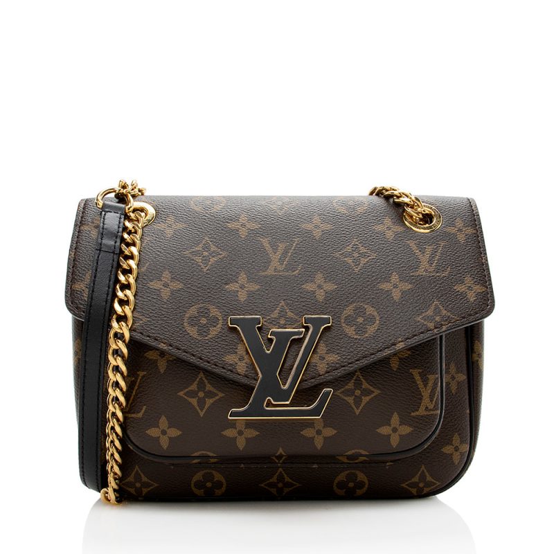 Louis Vuitton Monogram Canvas Passy Shoulder Bag (SHF-1Zp75H) - Image 5