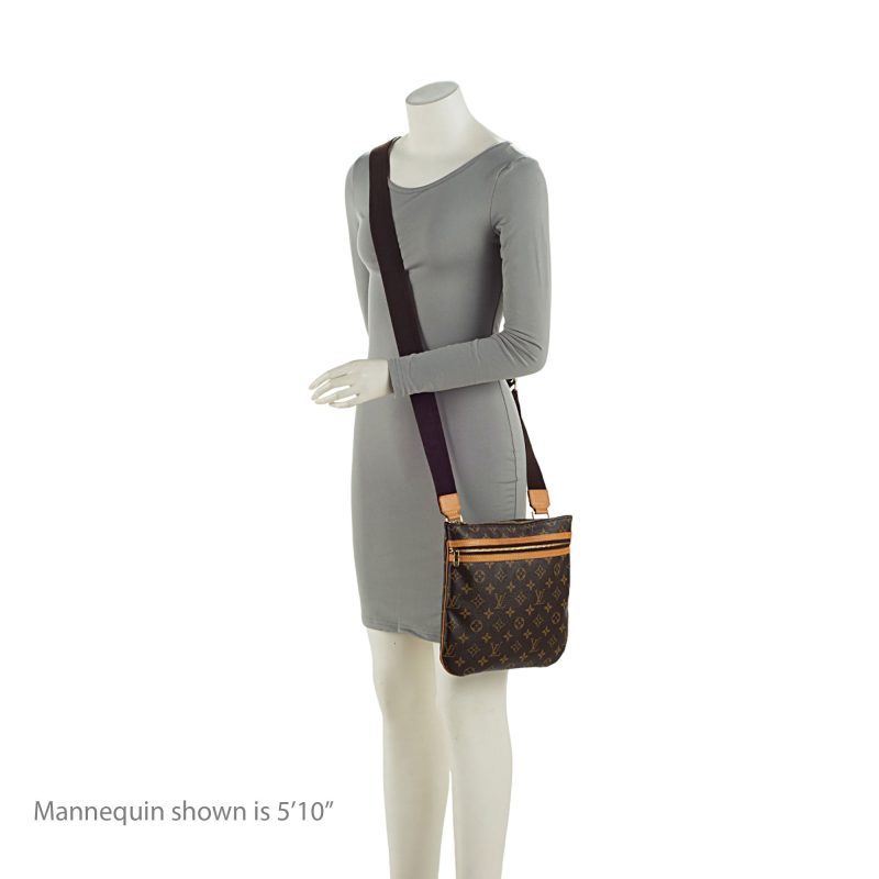 Louis Vuitton Monogram Canvas Pochette Bosphore Messenger Bag (SHF-wCZE0F) - Image 4