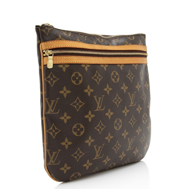 Louis Vuitton Monogram Canvas Pochette Bosphore Messenger Bag (SHF-wCZE0F)