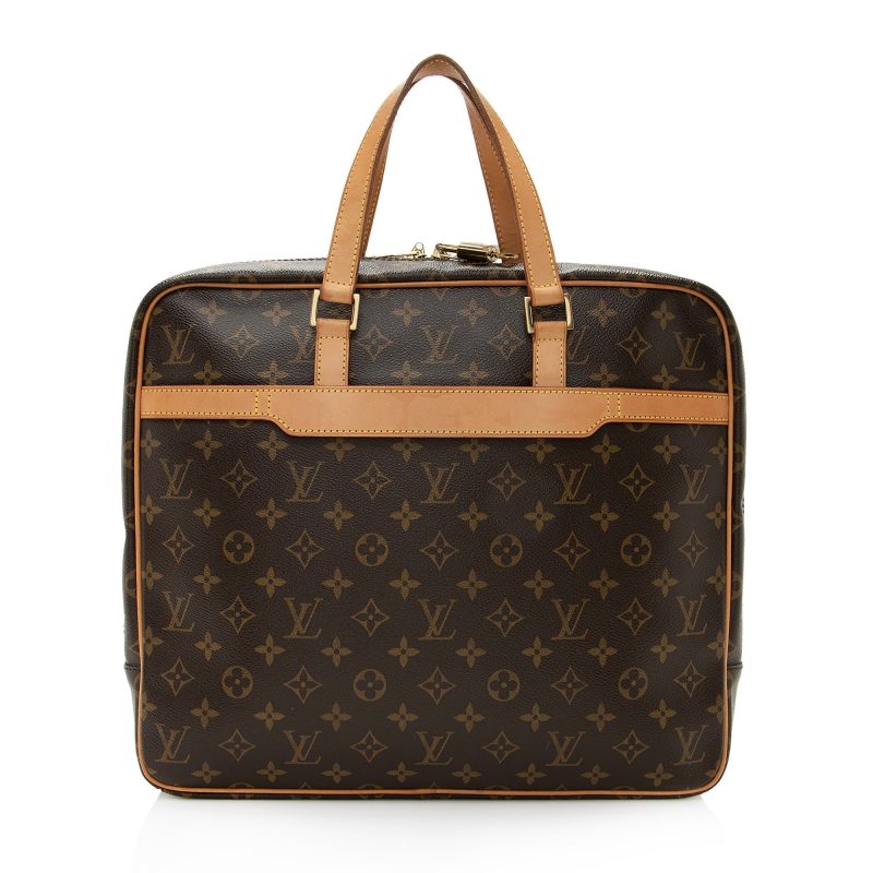 Louis Vuitton Monogram Canvas Porte Documents Pegase Soft Briefcase (SHF-22705) - Image 2