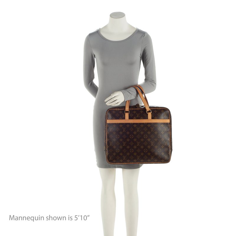Louis Vuitton Monogram Canvas Porte Documents Pegase Soft Briefcase (SHF-22705) - Image 4