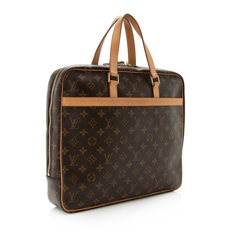 Louis Vuitton Monogram Canvas Porte Documents Pegase Soft Briefcase (SHF-22705)