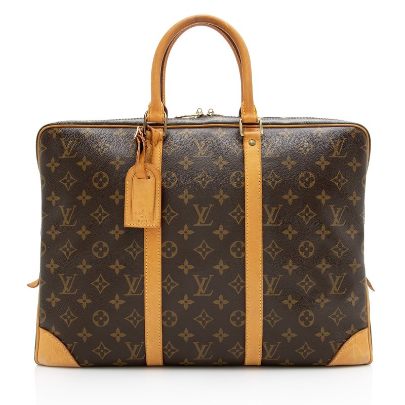 Louis Vuitton Monogram Canvas Porte Documents Voyage Bag (SHF-22880) - Image 19