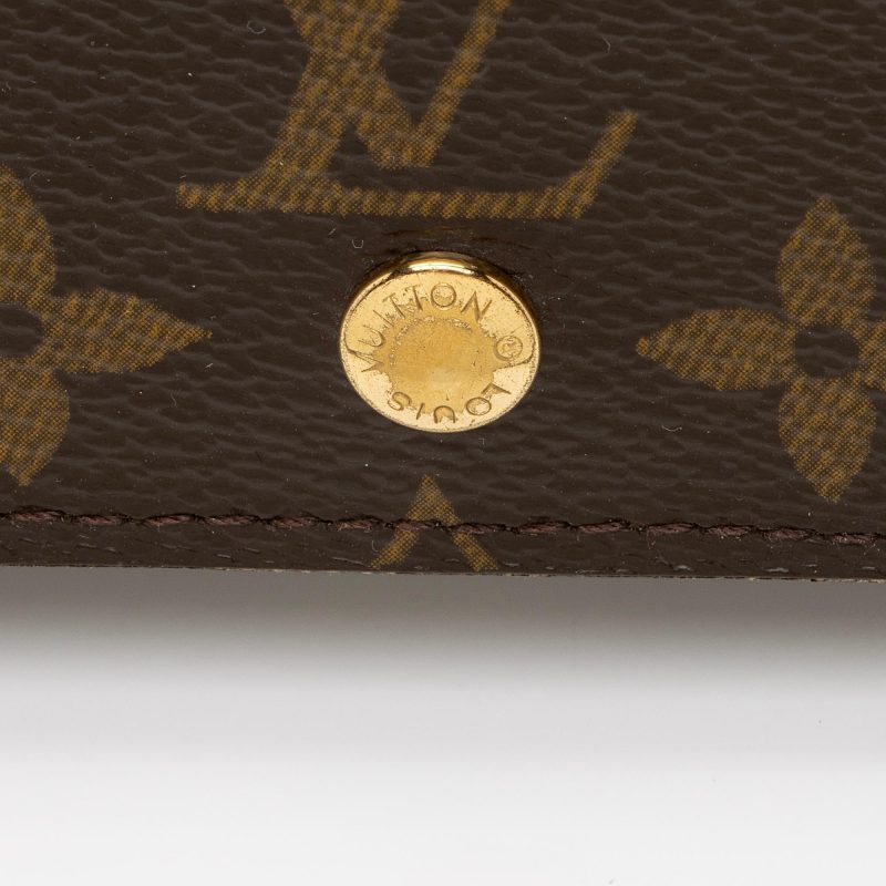 Louis Vuitton Monogram Canvas Porte Monnaie Tresor Wallet (SHF-mxeVW3) - Image 6