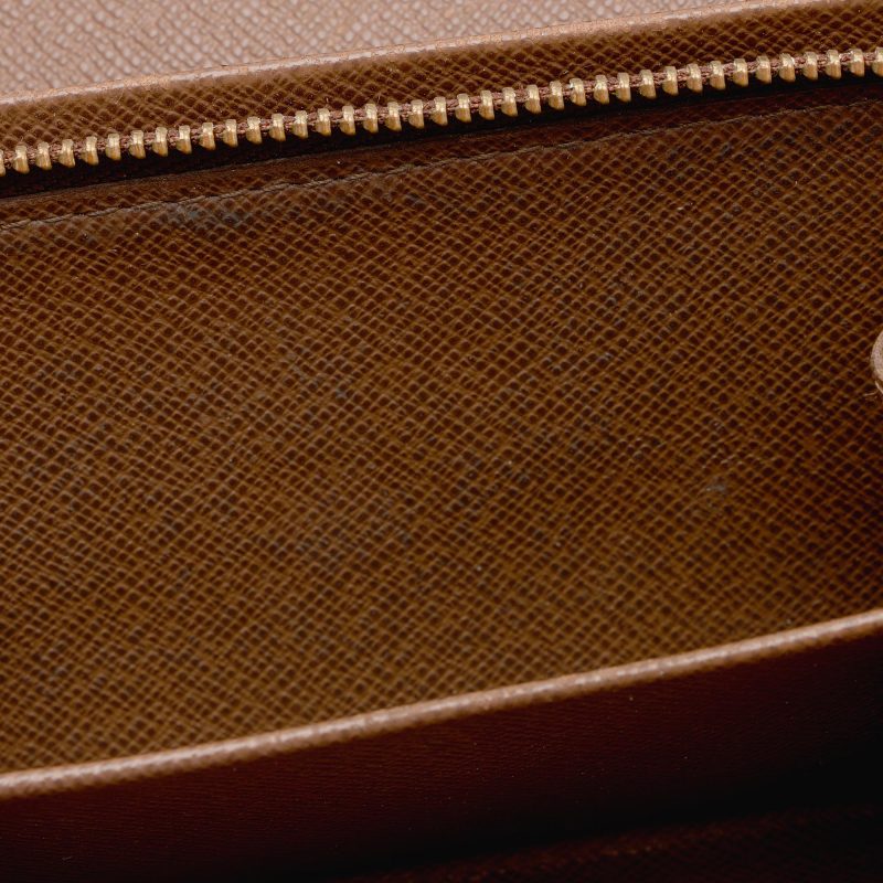 Louis Vuitton Monogram Canvas Porte Monnaie Tresor Wallet (SHF-mxeVW3) - Image 9