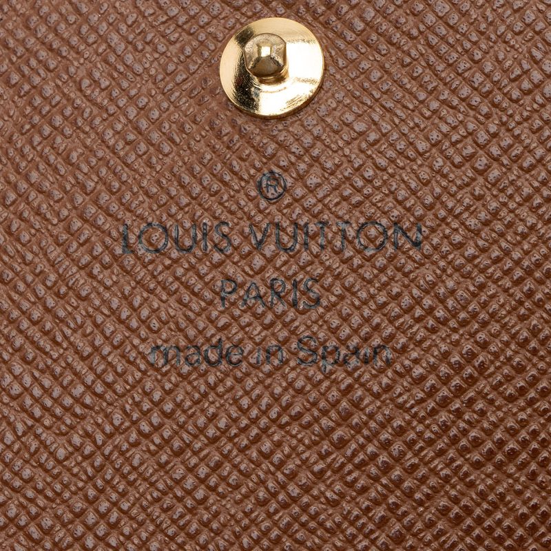 Louis Vuitton Monogram Canvas Porte Monnaie Tresor Wallet (SHF-mxeVW3) - Image 5