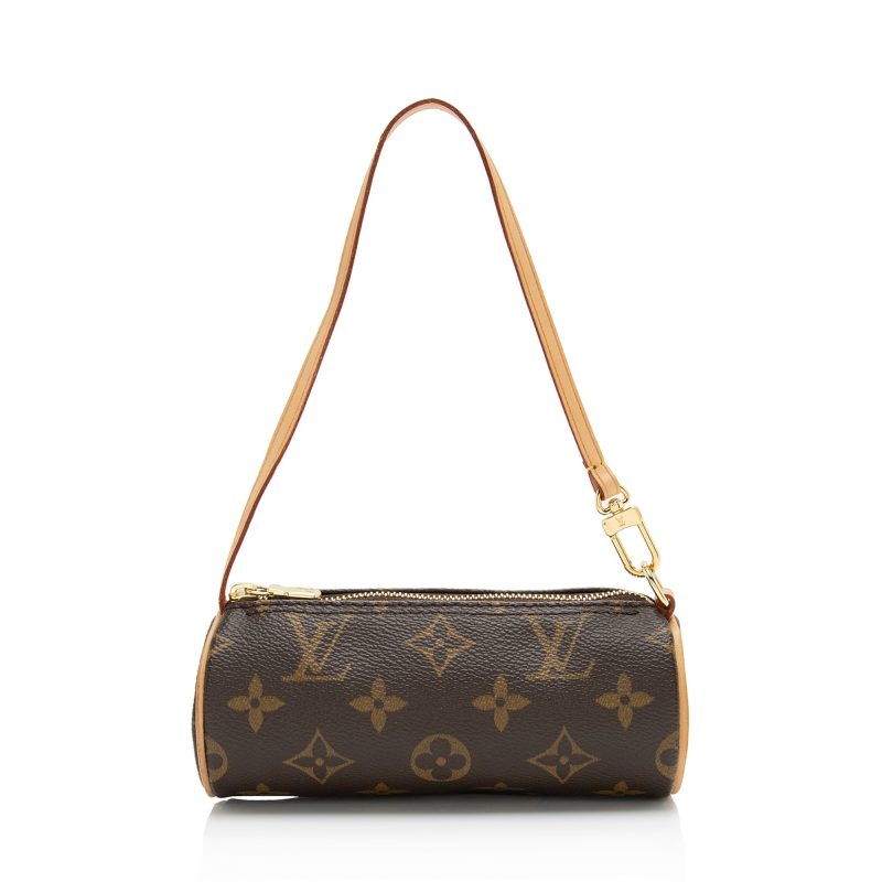 Louis Vuitton Monogram Canvas Round Pochette (SHF-EB4mTo) - Image 9