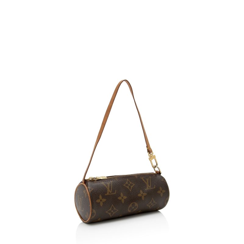 Louis Vuitton Monogram Canvas Round Pochette (SHF-BEaXf8)