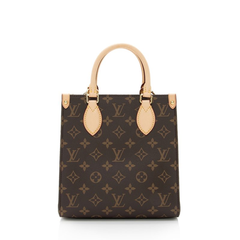 Louis Vuitton Monogram Canvas Sac Plat BB Tote (SHF-CEDheN) - Image 2