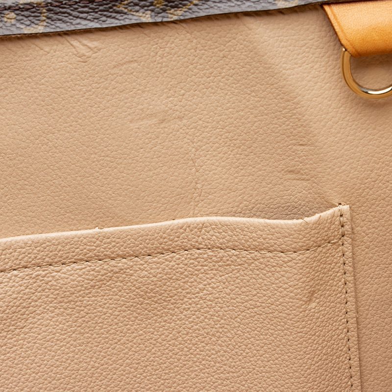 Louis Vuitton Vintage Monogram Canvas Sac Plat Tote (SHF-20941) - Image 14