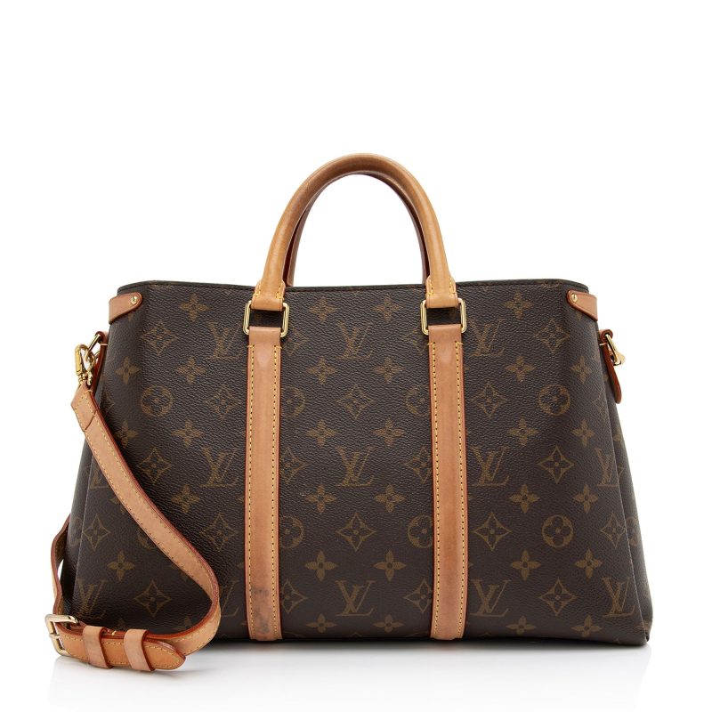 Louis Vuitton Monogram Canvas Soufflot MM Satchel (SHF-dGltnw) - Image 20