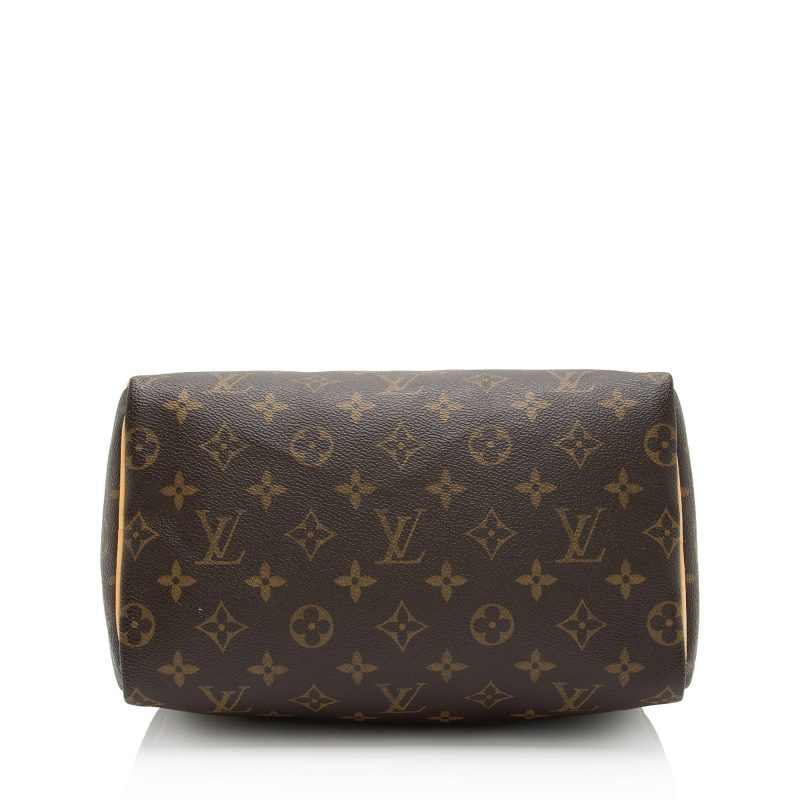Louis Vuitton Monogram Canvas Speedy 25 Satchel (SHF-9adwo1) - Image 3