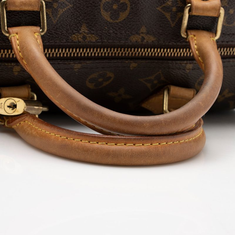 Louis Vuitton Monogram Canvas Speedy 30 Satchel - FINAL SALE (SHF-16606) - Image 12