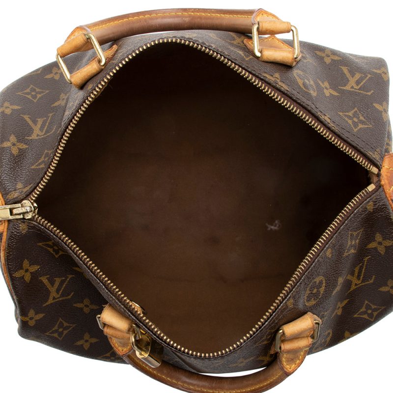 Louis Vuitton Monogram Canvas Speedy 30 Satchel - FINAL SALE (SHF-16606) - Image 6
