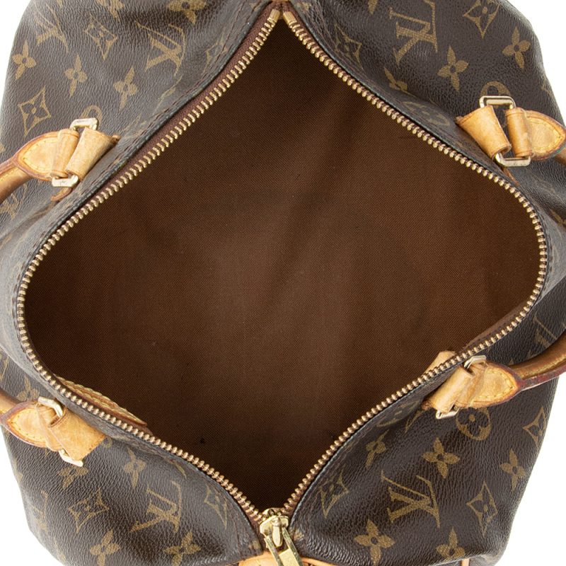 Louis Vuitton Monogram Canvas Speedy 30 Satchel - FINAL SALE (SHF-19129) - Image 6
