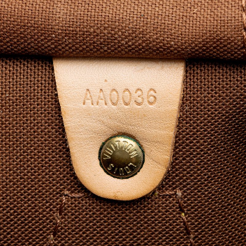 Louis Vuitton Monogram Canvas Speedy 30 Satchel (SHF-17048) - Image 5