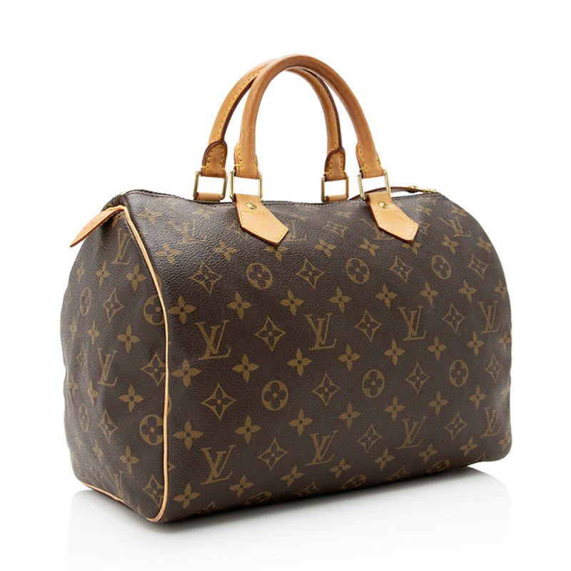 Louis Vuitton Monogram Canvas Speedy 30 Satchel (SHF-20854)