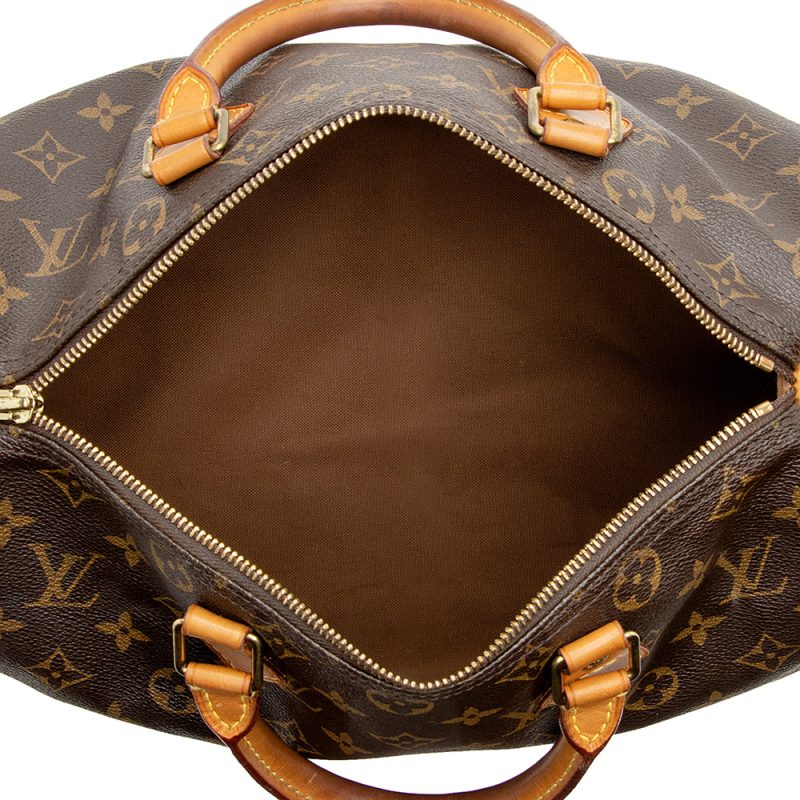 Louis Vuitton Monogram Canvas Speedy 30 Satchel (SHF-21420) - Image 6