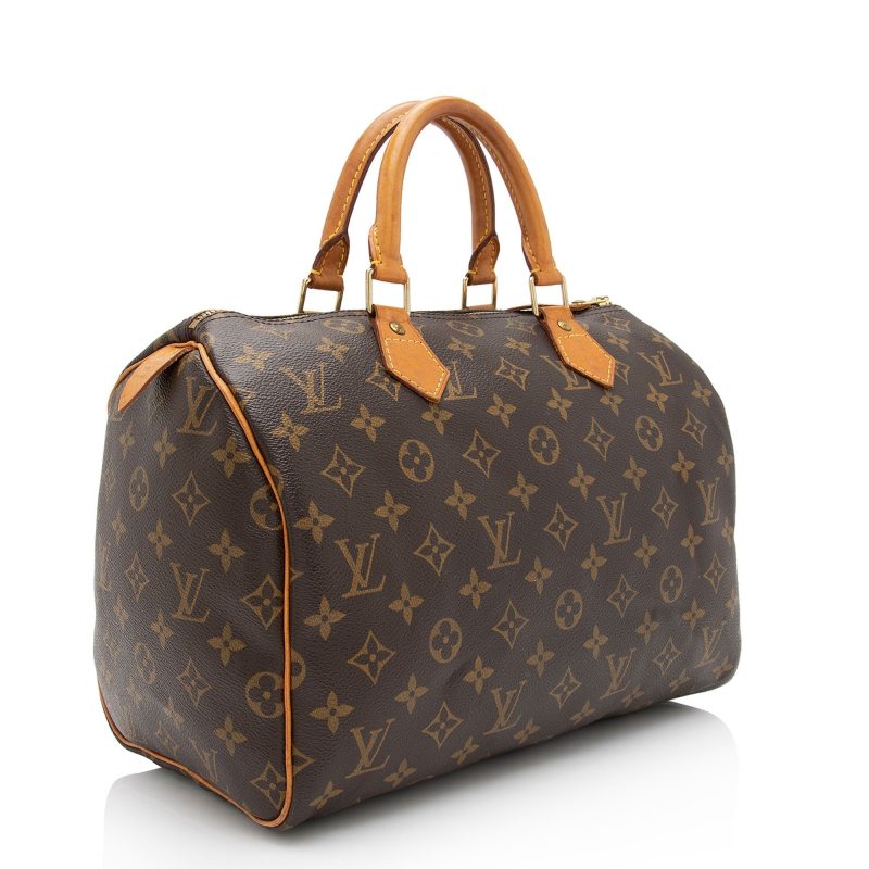 Louis Vuitton Monogram Canvas Speedy 30 Satchel (SHF-JxW6kN)
