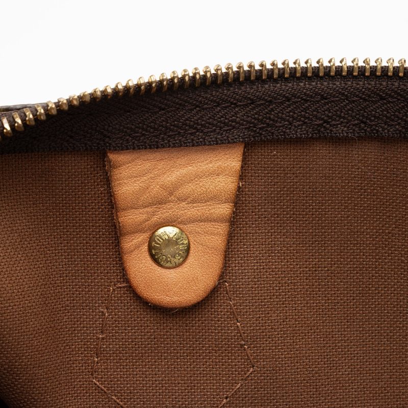 Louis Vuitton Monogram Canvas Speedy 30 Satchel (SHF-uufe7d) - Image 13