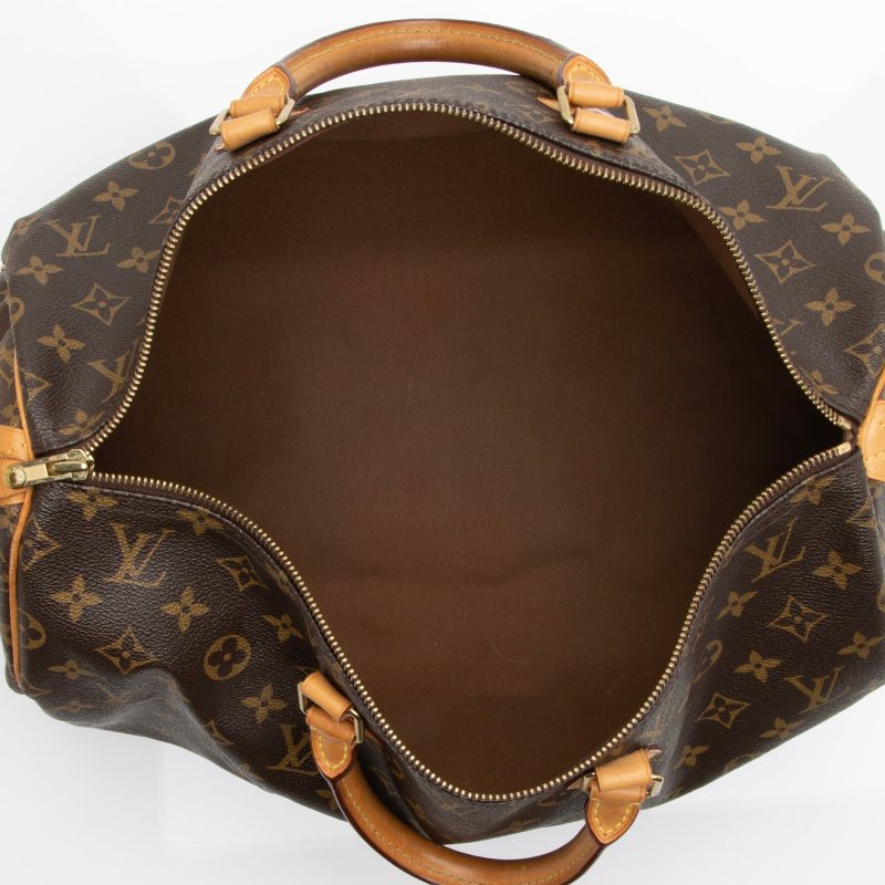 Louis Vuitton Monogram Canvas Speedy 40 Satchel (SHF-23442) - Image 6