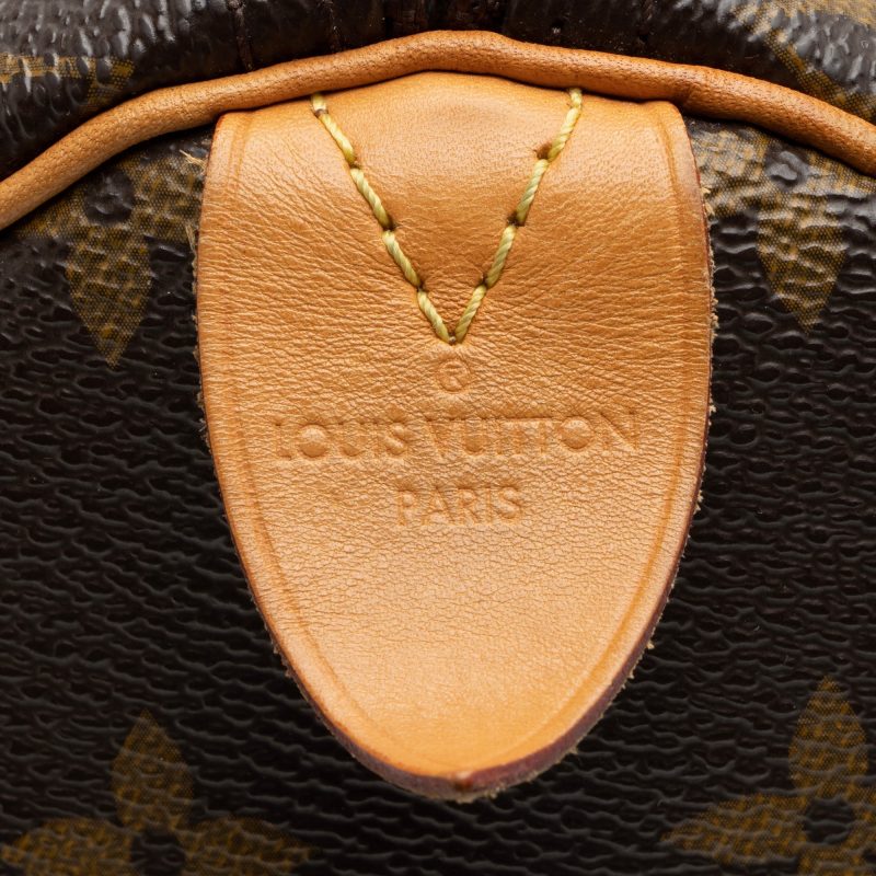 Louis Vuitton Monogram Canvas Speedy 40 Satchel (SHF-23442) - Image 7