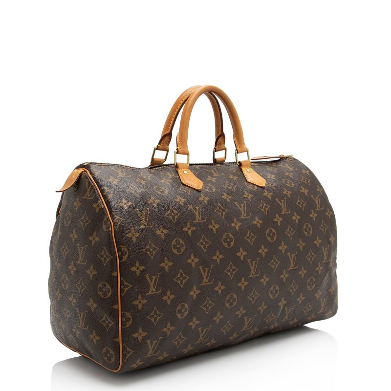 Louis Vuitton Monogram Canvas Speedy 40 Satchel (SHF-23442)