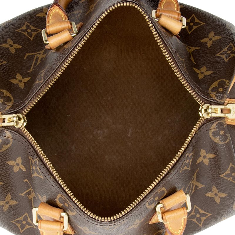 Louis Vuitton Monogram Canvas Speedy Bandouliere 25 Satchel (SHF-KnOiw7) - Image 6